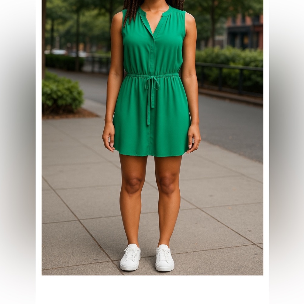 Babaton Mini Dress in Deep Green